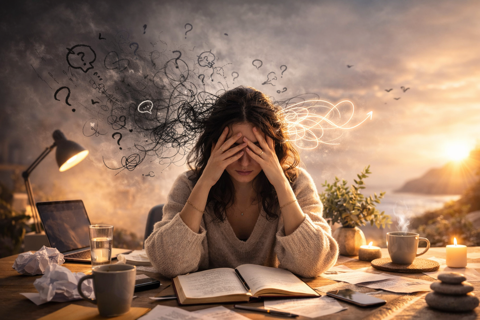 cómo dejar de sobrepensar todo constantemente